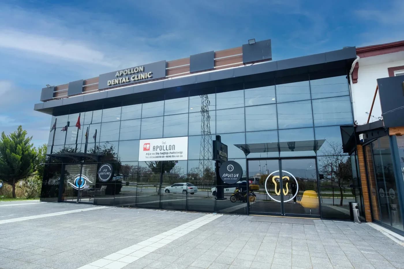 The Apollon Dental Clinic building in Kumköy, Manavgat